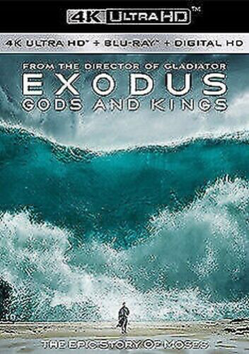 Exodus: Gods And Kings - 4K Blu-ray Action/Adventure 2014 PG-13