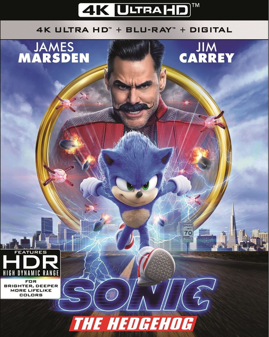 Sonic the Hedgehog - 4K Blu-ray Family/Comedy 2020 PG