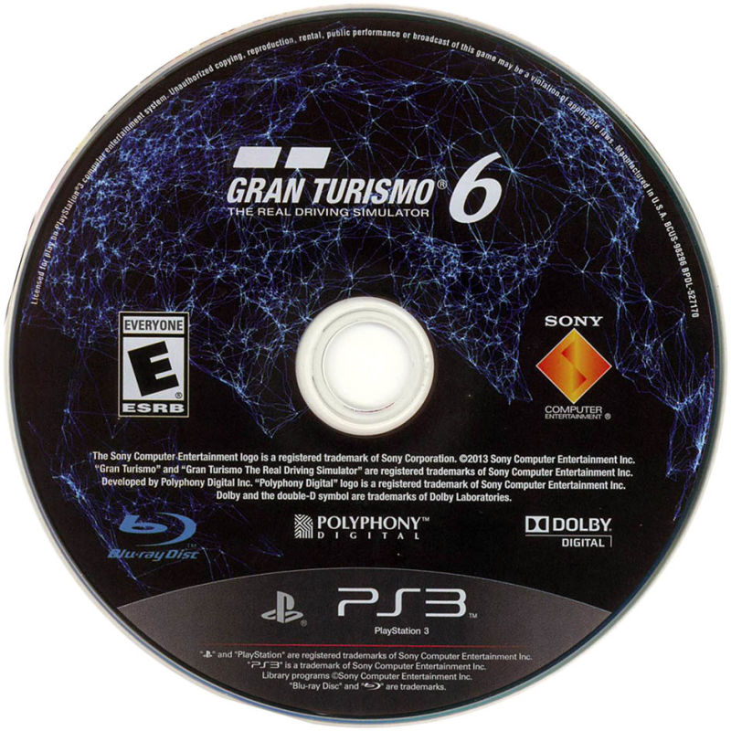 Gran Turismo 6 - Anniversary Edition Used PS3 Games For Sale