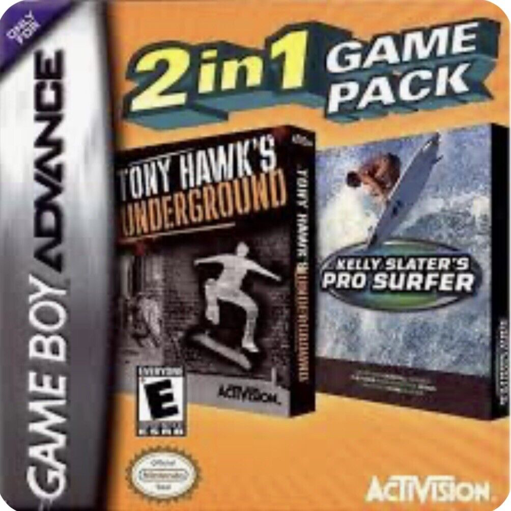 Tony Hawk Kelly Slater Double Pak - Game Boy Advance