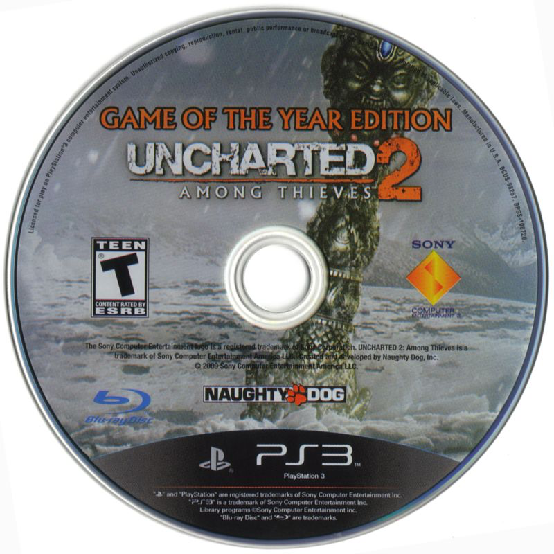 UNCHARTED 2: Among Thieves - Game of The Year Edition - Playstation 3