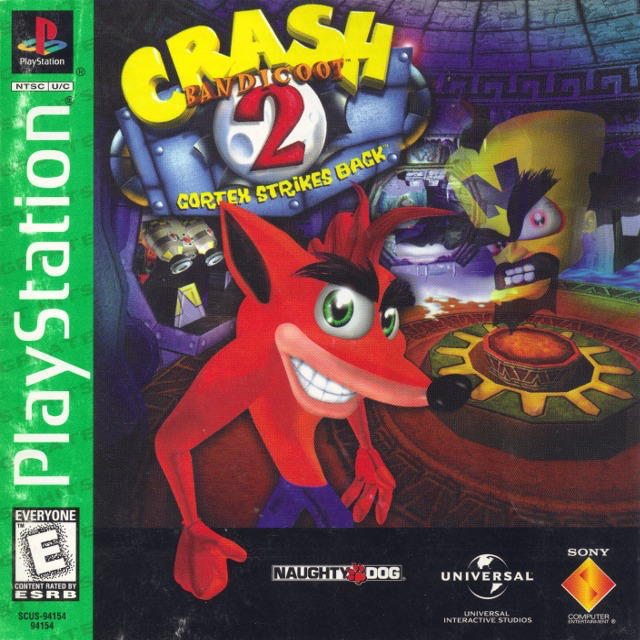 Crash Bandicoot 2: Cortex Strikes Back - Greatest hits - PS1