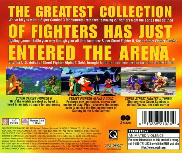 Street Fighter: Collection - PS1