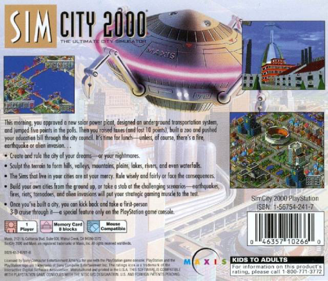 SimCity 2000 - PS1