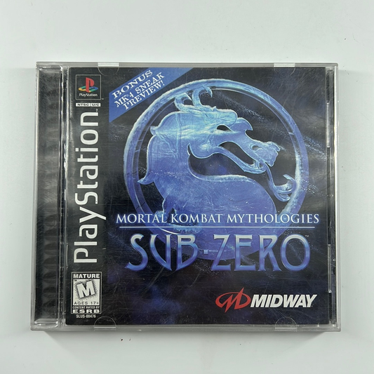 Mortal Kombat Mythologies: Sub-Zero - PS1 - 484,102