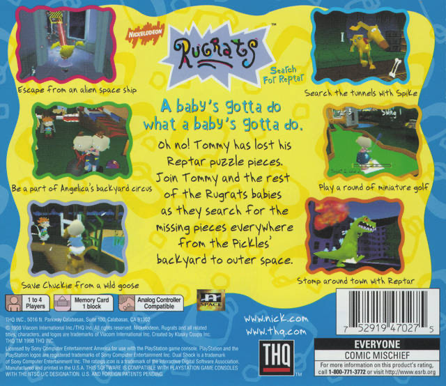 Rugrats: Search for Reptar - PS1