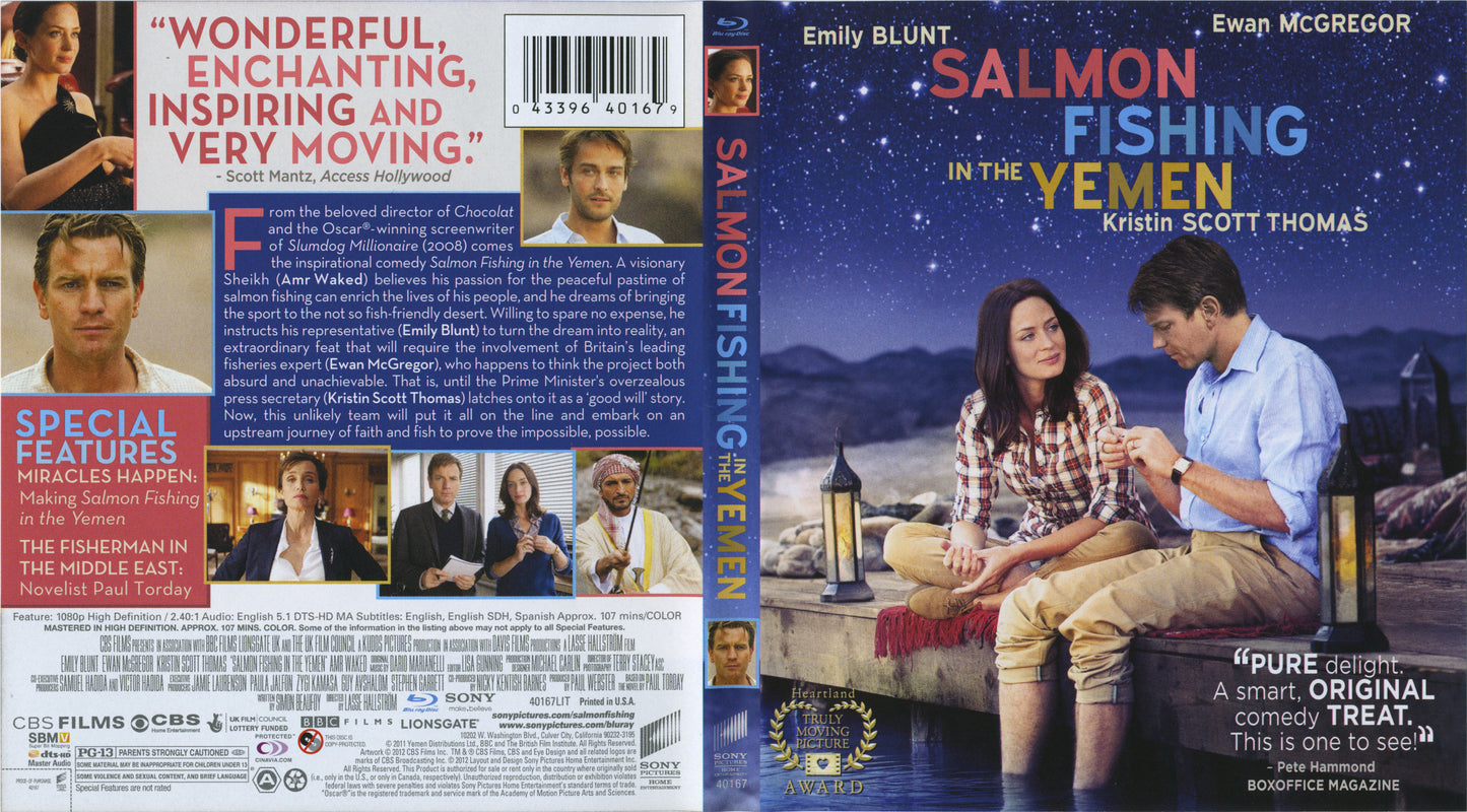Salmon Fishing In The Yemen - Blu-ray Comedy 2011 PG-13