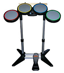 Drum Kit Rock Band Wired - Xbox 360