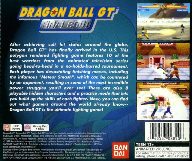 Dragon Ball GT: Final Bout (BANDAI) - PS1