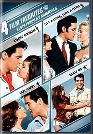 4 Film Favorites: Elvis Presley Musicals: Kissin' Cousins / Live A Little, Love A Little / Girl Happy / Tickle Me - DVD