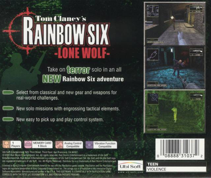 Tom Clancy's Rainbow Six: Lone Wolf - PS1