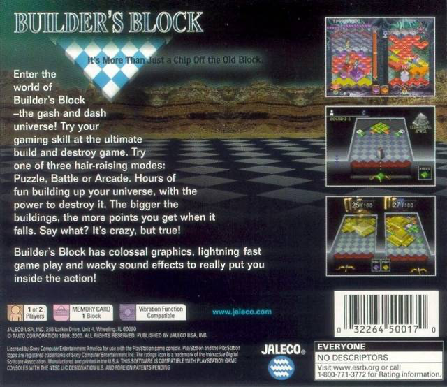 Builder's Block - PS1