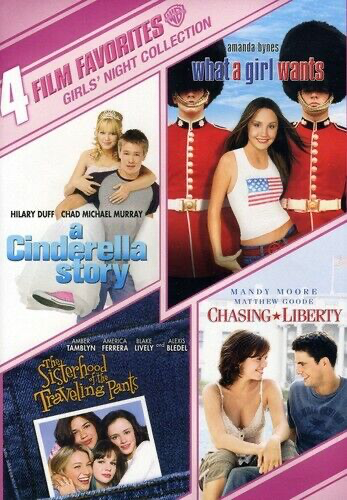 4 Film Favorites: Girls' Night Collection: Cinderella Story / What A Girl Wants / Sisterhood Of The Traveling Pants / Chasing Liberty - DVD