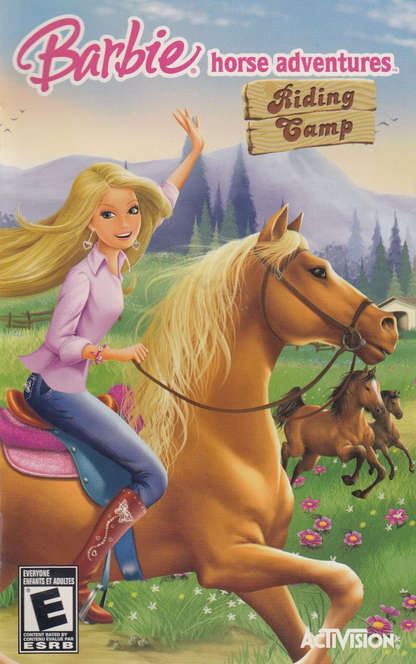 Barbie Aventura de Cavalos Jogo do filme - Barbie Horse Adventures : Riding  Camp - Playstation 2 