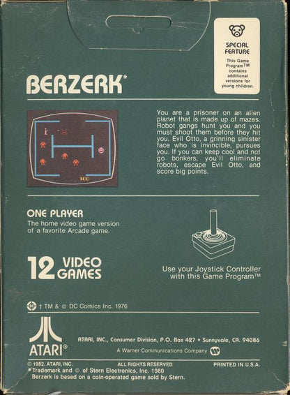 Berzerk (Picture Label) - Atari 2600