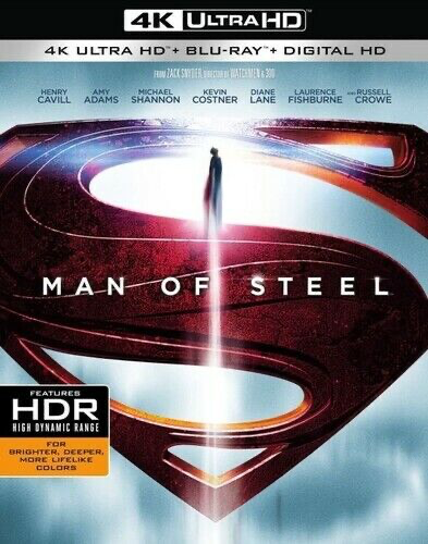 Man Of Steel - 4K Blu-ray Action/Adventure 2013 PG-13