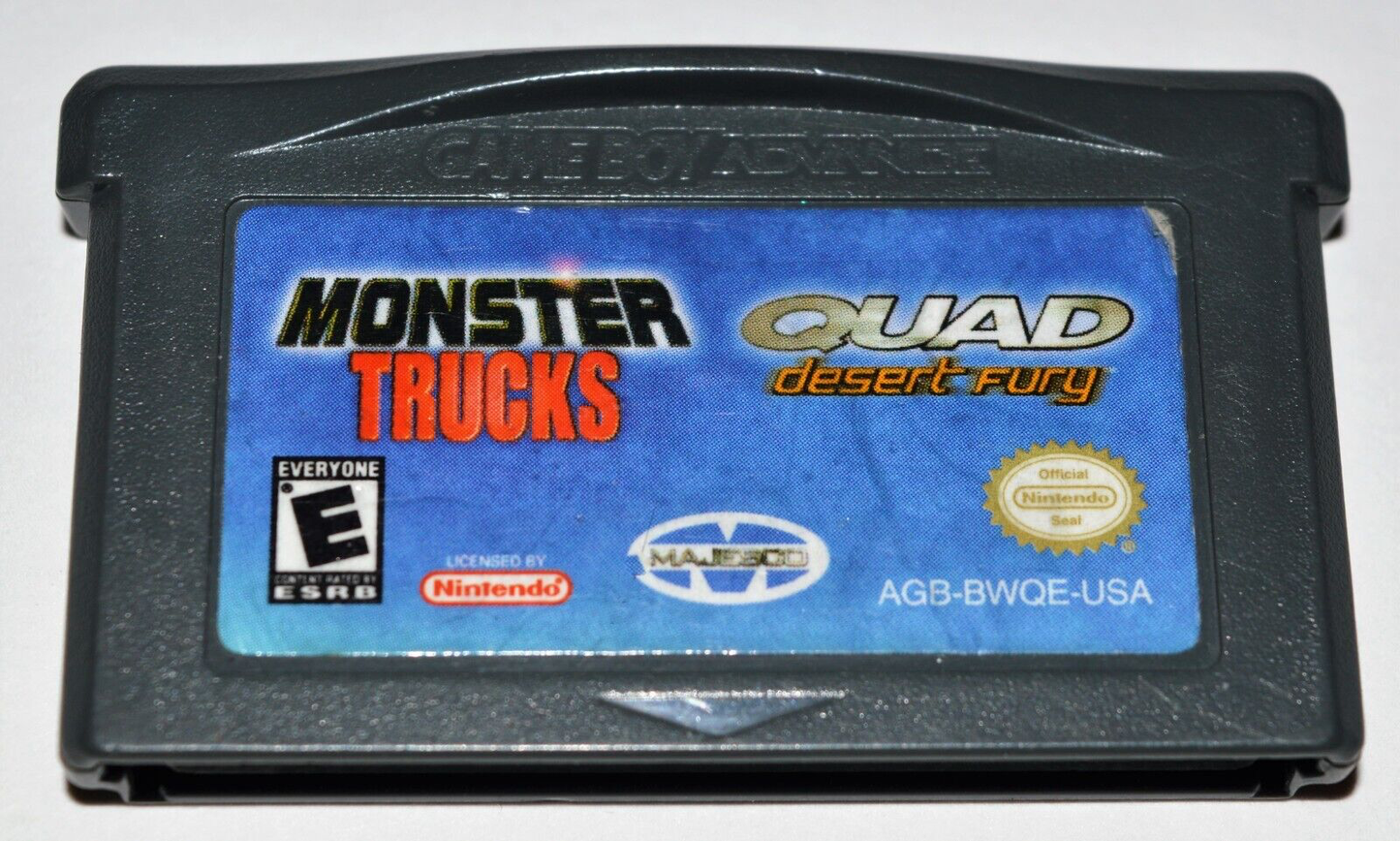 Monster Trucks Quad Fury Double Pack - GBA
