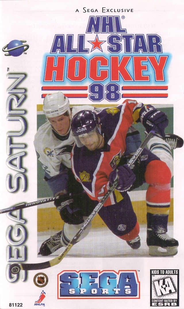 NHL All-Star Hockey '98 - Sega Saturn
