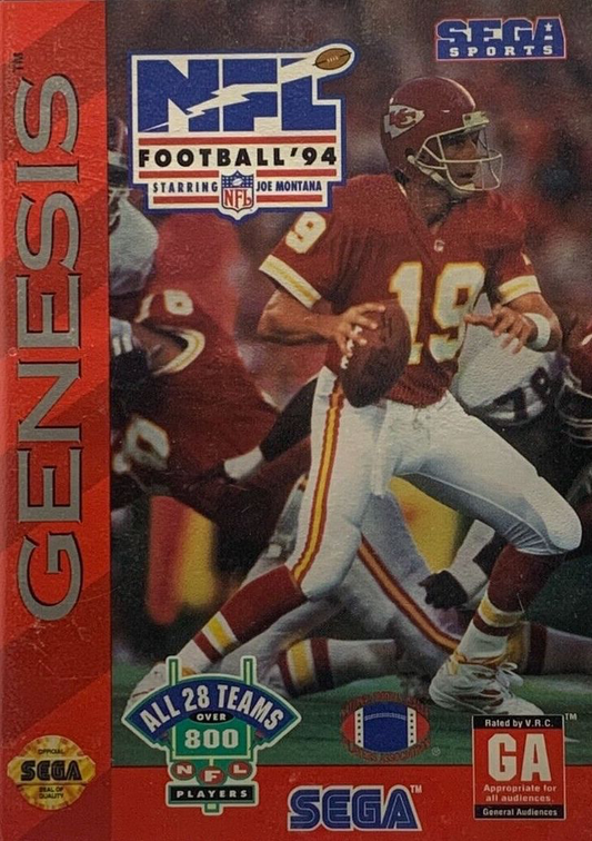 NFL Football '94 starring Joe Montana - Genesis