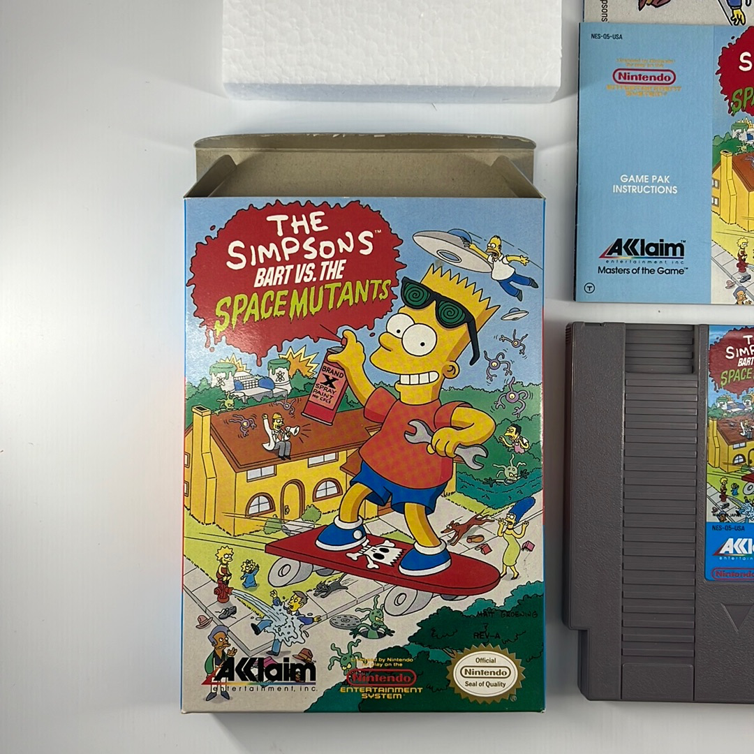 Simpsons Bart vs the Space Mutants The - NES - 437,126