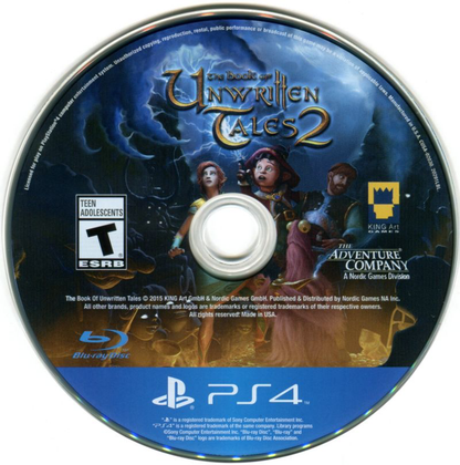 Book of Unwritten Tales 2, The - PS4