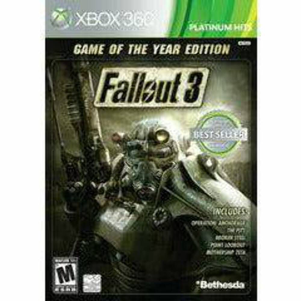 Fallout 3 - Game of the Year Edition - Platinum Hits - Xbox 360