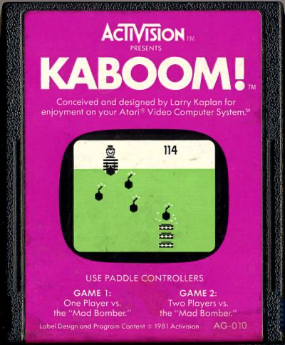 Kaboom! (Purple Label) - Atari 2600