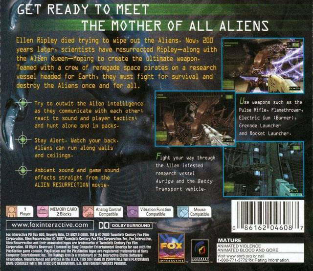 Alien Resurrection - PS1