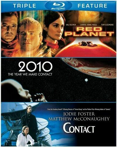 Red Planet (2000/ Blu-ray) / 2010: The Year We Make Contact (Warner Brothers/ Blu-ray) / Contact - Blu-ray SciFi VAR VAR