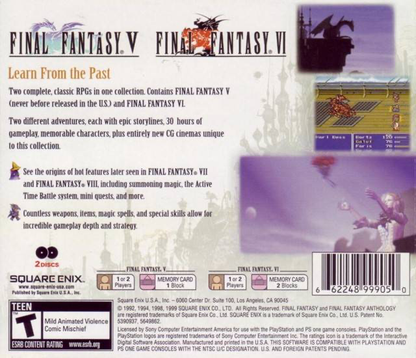 Final Fantasy Anthology - Greatest Hits - PS1