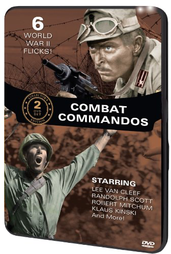 Combat Commandos: Commandos / Desert Commandos / / Go For Broke / Gung Ho! / Five For Hell / Hell In Normandy - DVD
