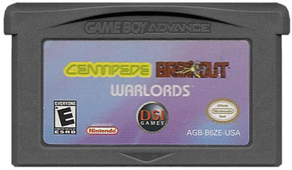 Centipede Breakout and Warlords - Game Boy Advance