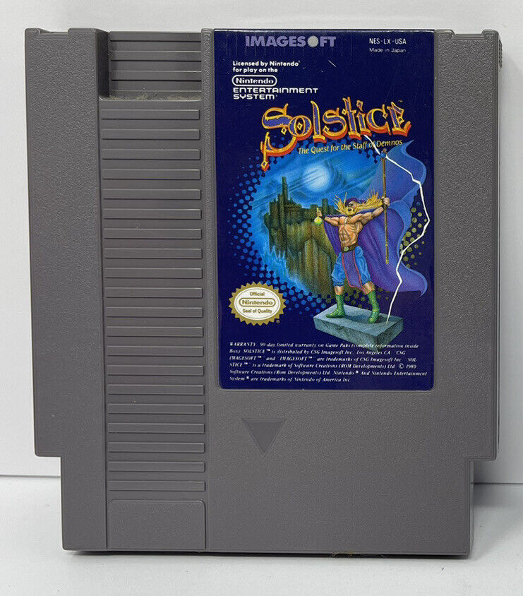 Solstice The Quest for the Staff of Demnos - NES