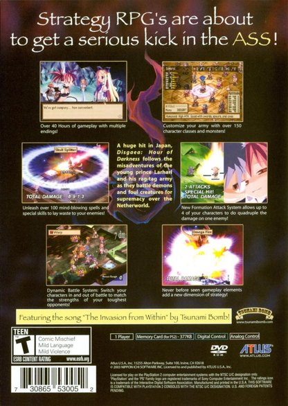 Disgaea Hour of Darkness - PS2