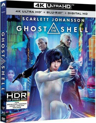 Ghost In The Shell - 4K Ultra Blu-ray Action/Adventure 2017 PG-13