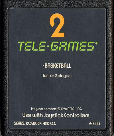 Basketball (Tele-Games 49-75113) - Atari 2600