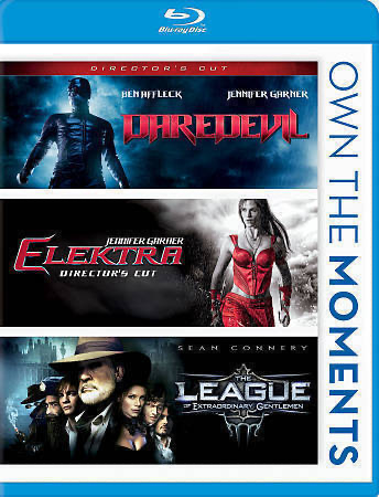 Daredevil (2003/ Widescreen/ Director's Cut/ Blu-ray) / Elektra / The League Of Extraordinary Gentlemen (Blu-ray) - Blu-ray Action/Adventure VAR VAR