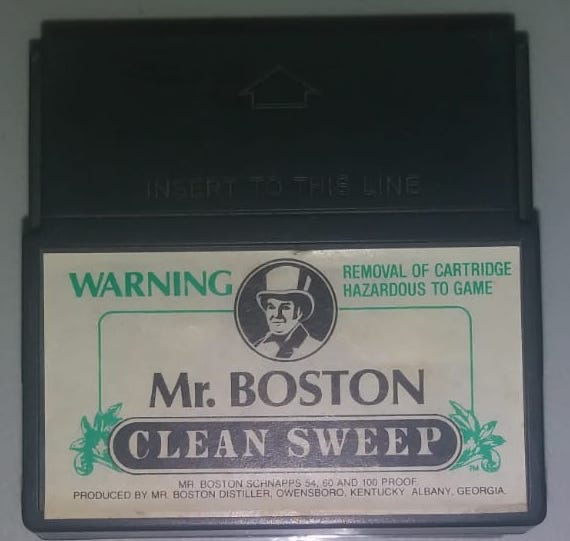 Mr. Boston: Clean Sweep (Mr. Boston in BOLD font - Vectrex