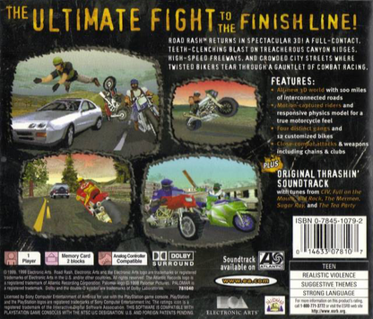Road Rash 3D - Greatest Hits - PS1