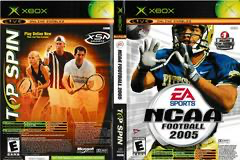 NCAA Football 2005 + Top Spin Combo - Xbox
