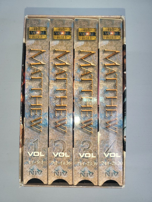 The Visual Bible Matthew Vol. 1-4 - VHS Religion UNK NR