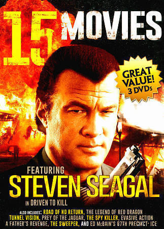 15 Action Movies: Featuring Steven Seagal In Driven To Kill - DVD