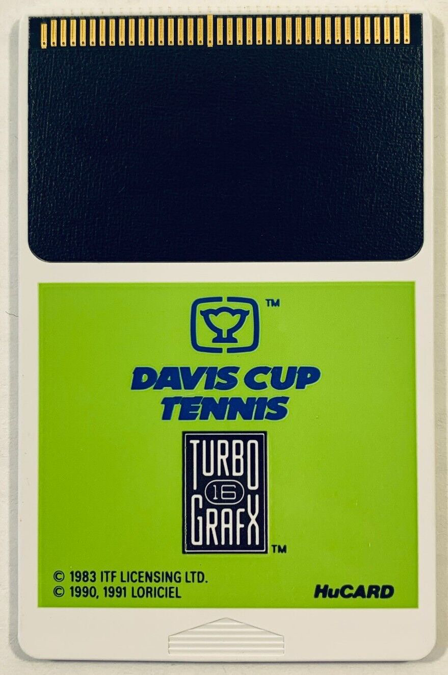 Davis Cup Tennis - NEC Turbo Grafx 16