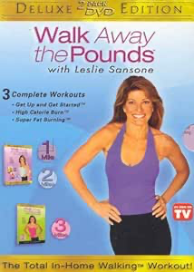 Leslie Sansone: Walk Away The Pounds: 3 Complete Workouts: Get Up And Get Started / High Calorie Burn / Super Fat Burning - DVD