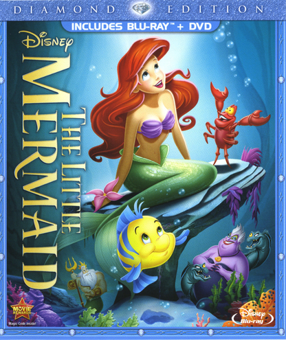 Little Mermaid Diamond Edition - Blu-ray 3D Animation 1989 G