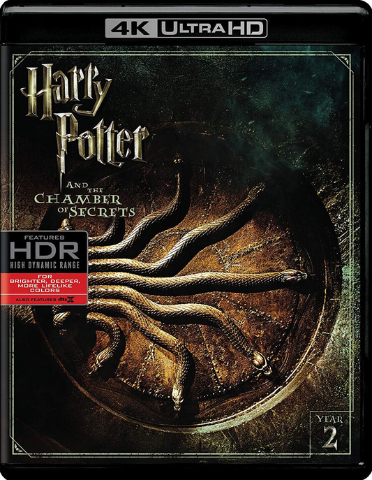 Harry Potter And The Chamber Of Secrets - 4K Blu-ray Fantasy 2002 PG