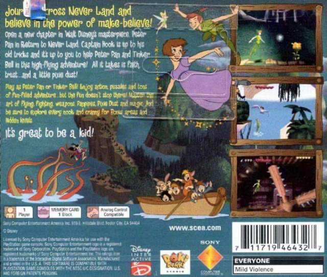Peter Pan in Disney's Return to Neverland - PS1