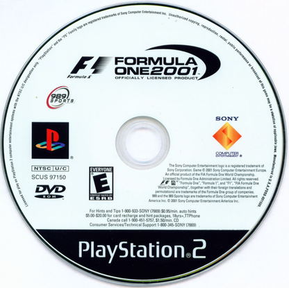 F1 2001 Formula One - PS2
