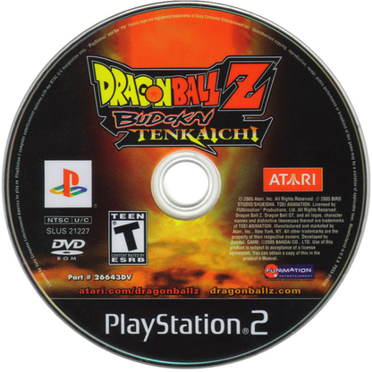 Dragon Ball Z - Budokai Tenkaichi 3 (USA) Sony PlayStation 2 (PS2
