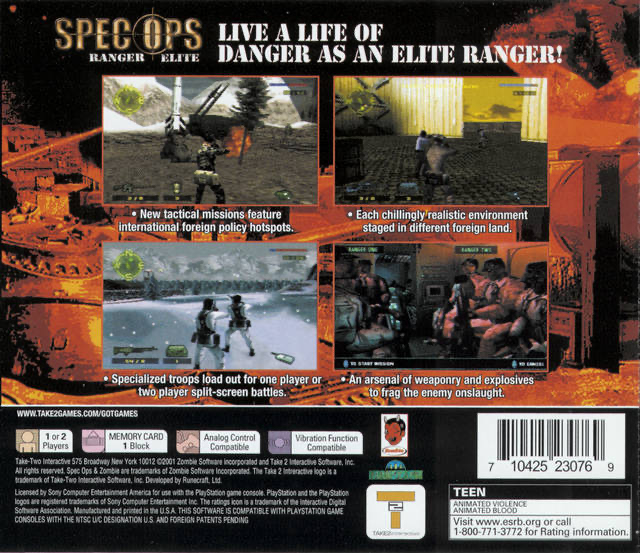 Spec Ops: Ranger Elite - PS1
